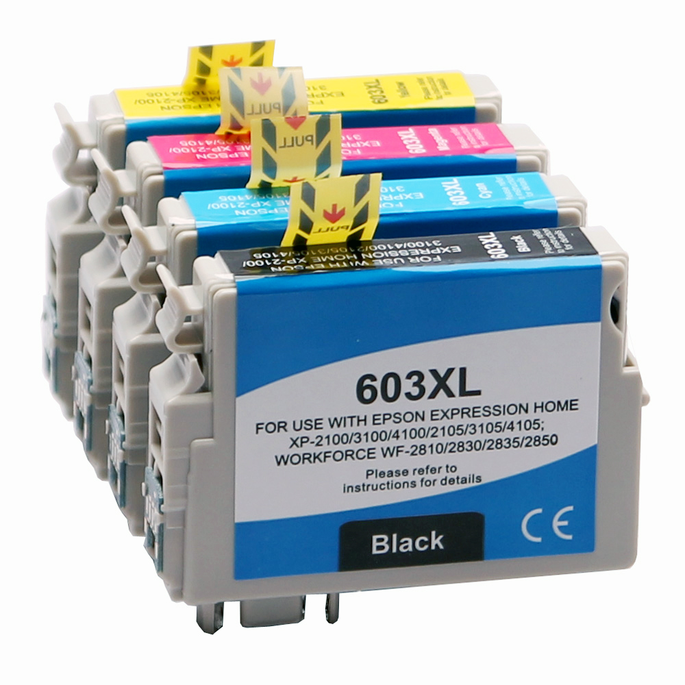 ⬛🟦🟥🟨Compatible 603XL Kit 4 encres ( Remplace Epson 603 / 603XL )