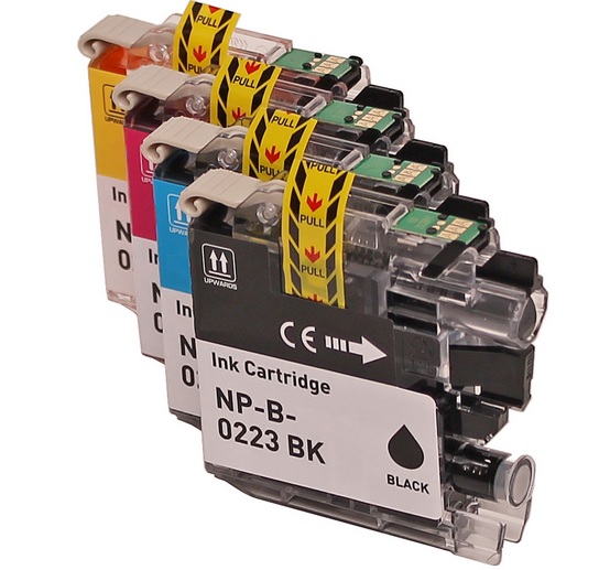 Compatible LC223 Kit 4 encres ( Remplace Brother LC221 / LC223 )