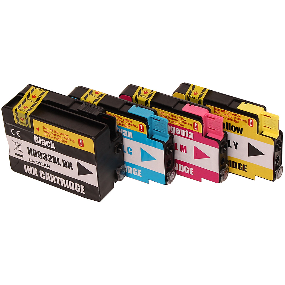 ⬛🟦🟥🟨Elios compatible 932XL - 933 XL kit 4 encres ( Remplace HP932-933 / 932-933XL )
