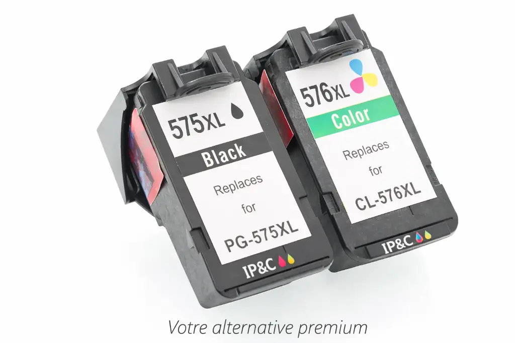 ⬛🟦🟥🟨Kit 2 encres compatibles Canon PG575XL / CL576XL – ELIOS