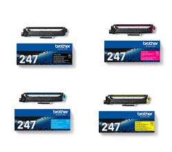 Brother TN247 kit 4 toners BK, C, M, Y ( Remplace Brother TN243 BK, C, M, Y, TN247 BK, C, M, Y )