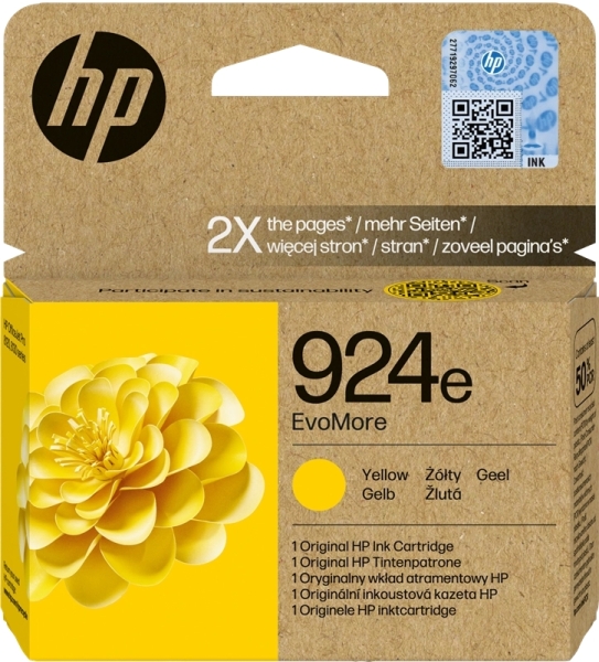 HP 924E Yellow Haute capacité  - 800 pages