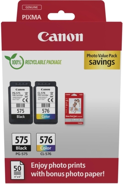 Canon PG575 - CL576 kit 2 encres