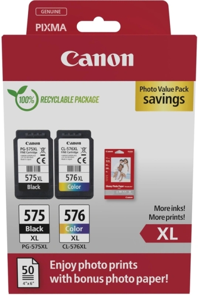 Canon PG575XL - CL576 XL kit 2 encres