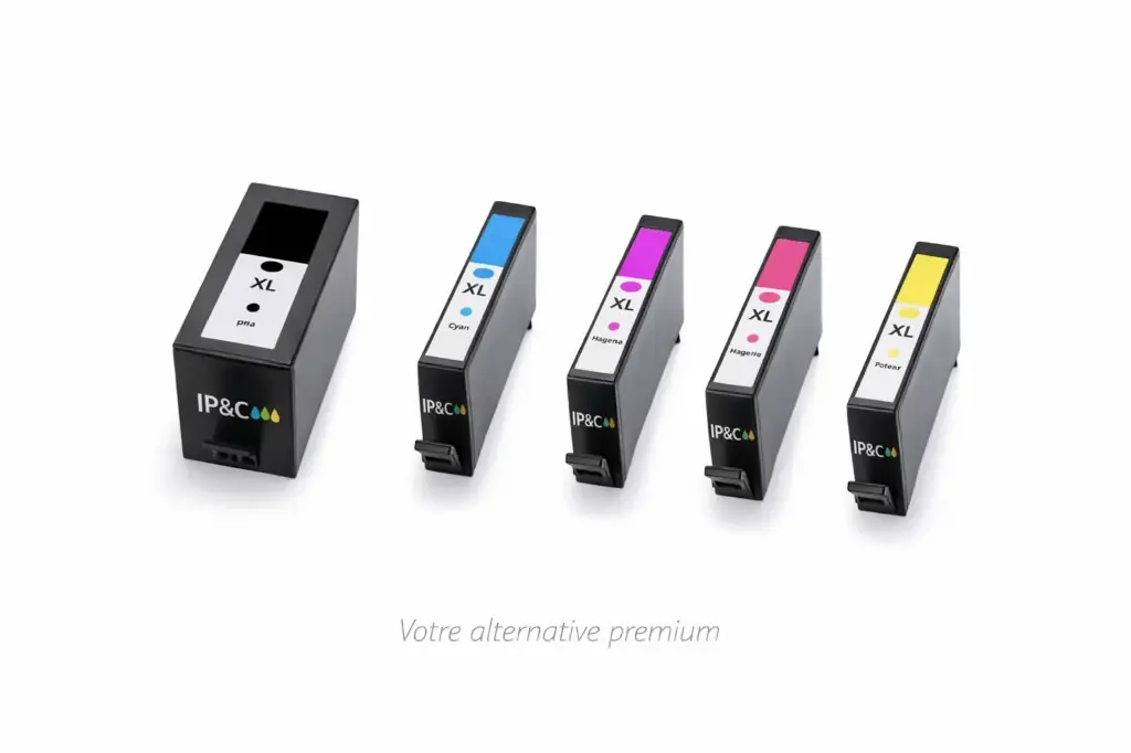 ⬛🟦🟥🟨Kit 4 encres compatibles HP 924E XL – 1 × 1000 pages + 3 × 800 pages - ELIOS