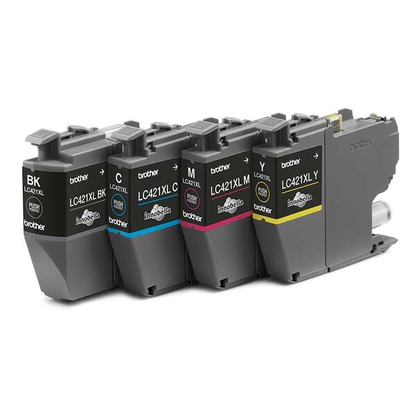 Brother LC421XL Kit 4 encres ( Remplace Brother LC 421 / LC 421XL )