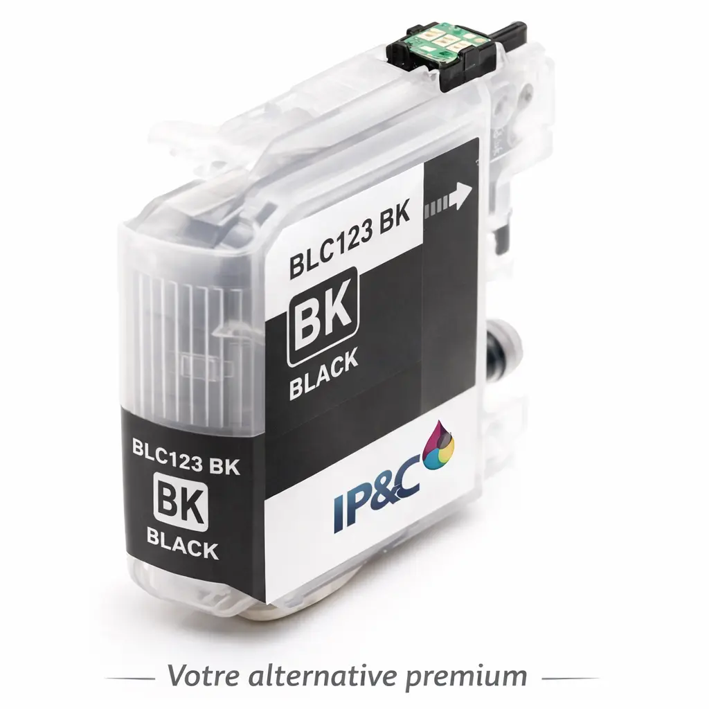 ⬛Cartouche compatible Brother LC123 Noir - ELIOS