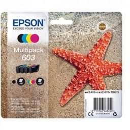Epson 603 Kit 4 encres ( BK : 3,4ml / Couleurs : 2,4 ml )