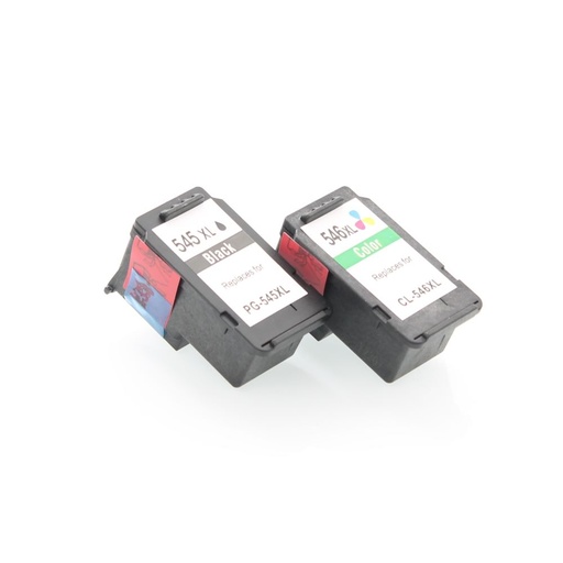 ⬛🟦🟥🟨Kit 2 cartouches compatibles Canon PG545XL / CL546XL