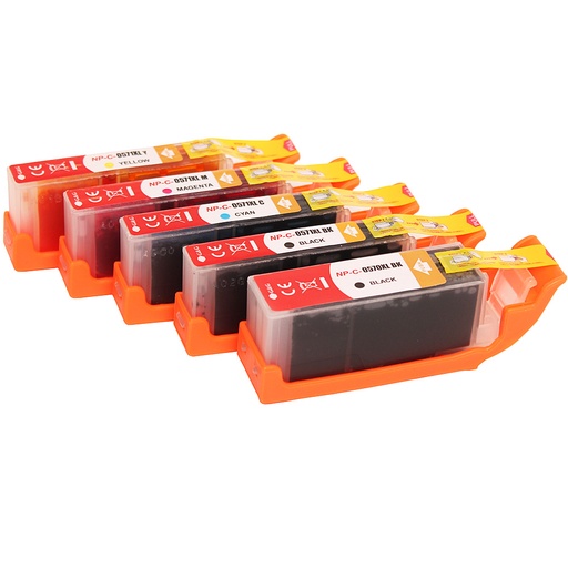 Compatible 570XL 571XL BK C M Y kit 5 cartouches ( Remplace Canon PGI570, CLI571 BK C M Y, PGI570XL, CLI571XL BK C M Y )