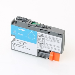 Elios LC424 Cyan - 8 ml ( Remplace Brother LC424 Cyan - 7,7 ml )
