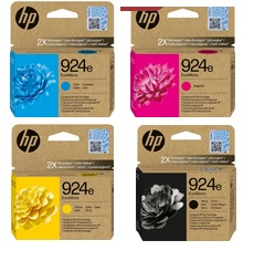 HP 924E XL - Kit 4 encres ( 1x1000 pages - 3x800 pages )