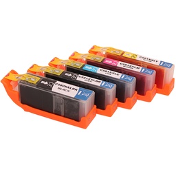 ELIOS 580XXL / 581XXL kit 5 encres ( BK, PHBK, C, M, Y ) - Remplace PGI580 / PGI580XL / CLI581 / CLI581XL