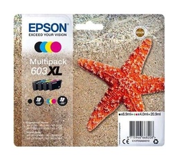 Epson 603XL Kit 4 encres ( BK : 8,9ml / Couleurs : 4 ml )