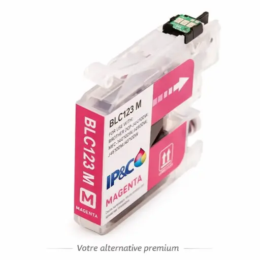 🟥Cartouche compatible Brother LC123 Magenta – ELIOS