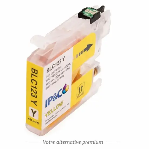 🟨Cartouche compatible Brother LC123 Yellow – ELIOS 